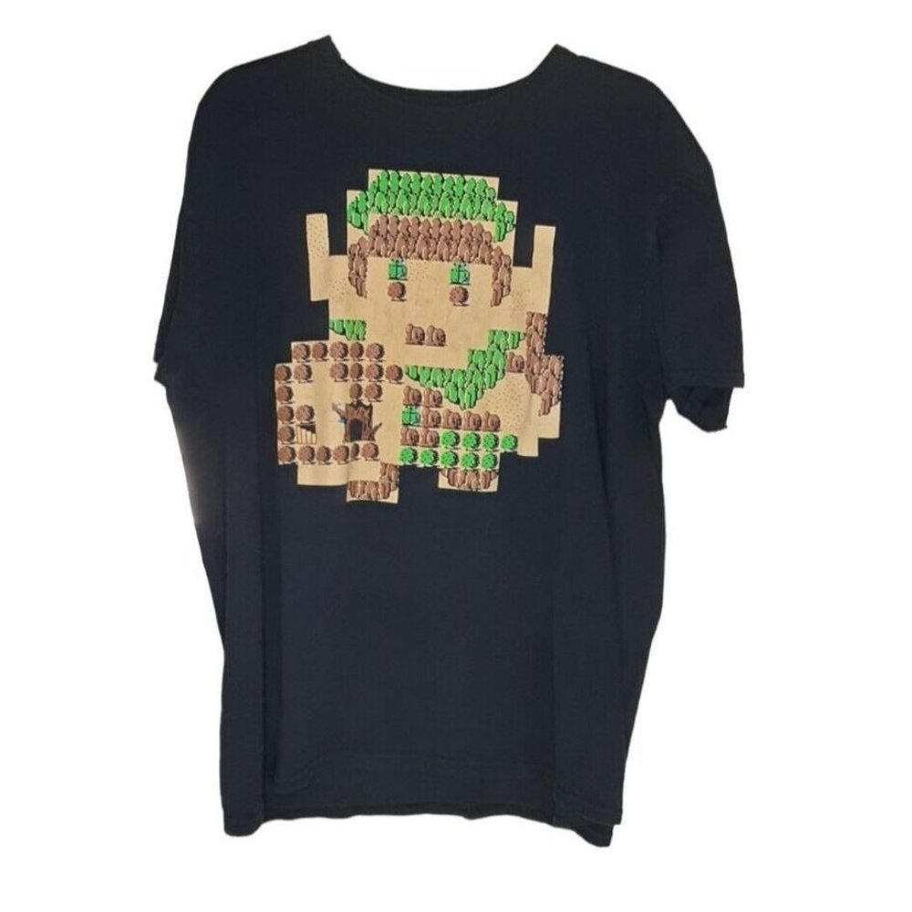 Nintendo Legend of Zelda Black Graphic T Shirt XL Short Sleeve Loot Wear…